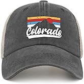 Sefgaen Cap Colorado Mountains Cap Women Dad Hats with Design Hat