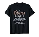 Coors Light Cold As The Rockies Vintage Beer Label