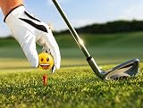 Emoji Beer Golf Smiley Novelty Golf Balls 3 Pack Red Brand Emoji view 2