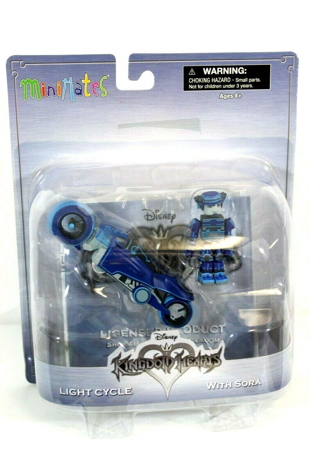 Cathys Candy Cart Kingdom Of Hearts Tron Light Cycle with Sora Minimates Set, Diamond Select Toys, Stocking Filler, Birthday Gift