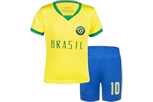 BDONDON Kids Soccer Jerseys for Boys & Girls Size 2-14 Years - Breathable Youth Soccer Football Training Outfits Gifts