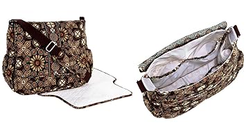 vera bradley messenger baby bag