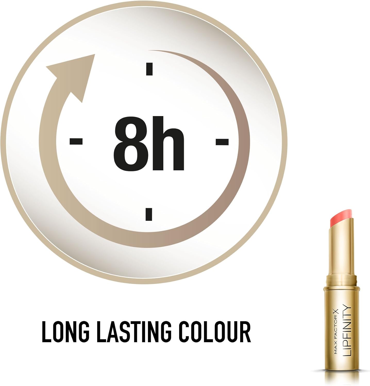 Max Factor Lipfinity Long Lasting Bullet Lipstick, Ever Sumptuous 25, 4g, 25 Ever Sumptuous, 3.4 g (Pack of 1) - Image 5