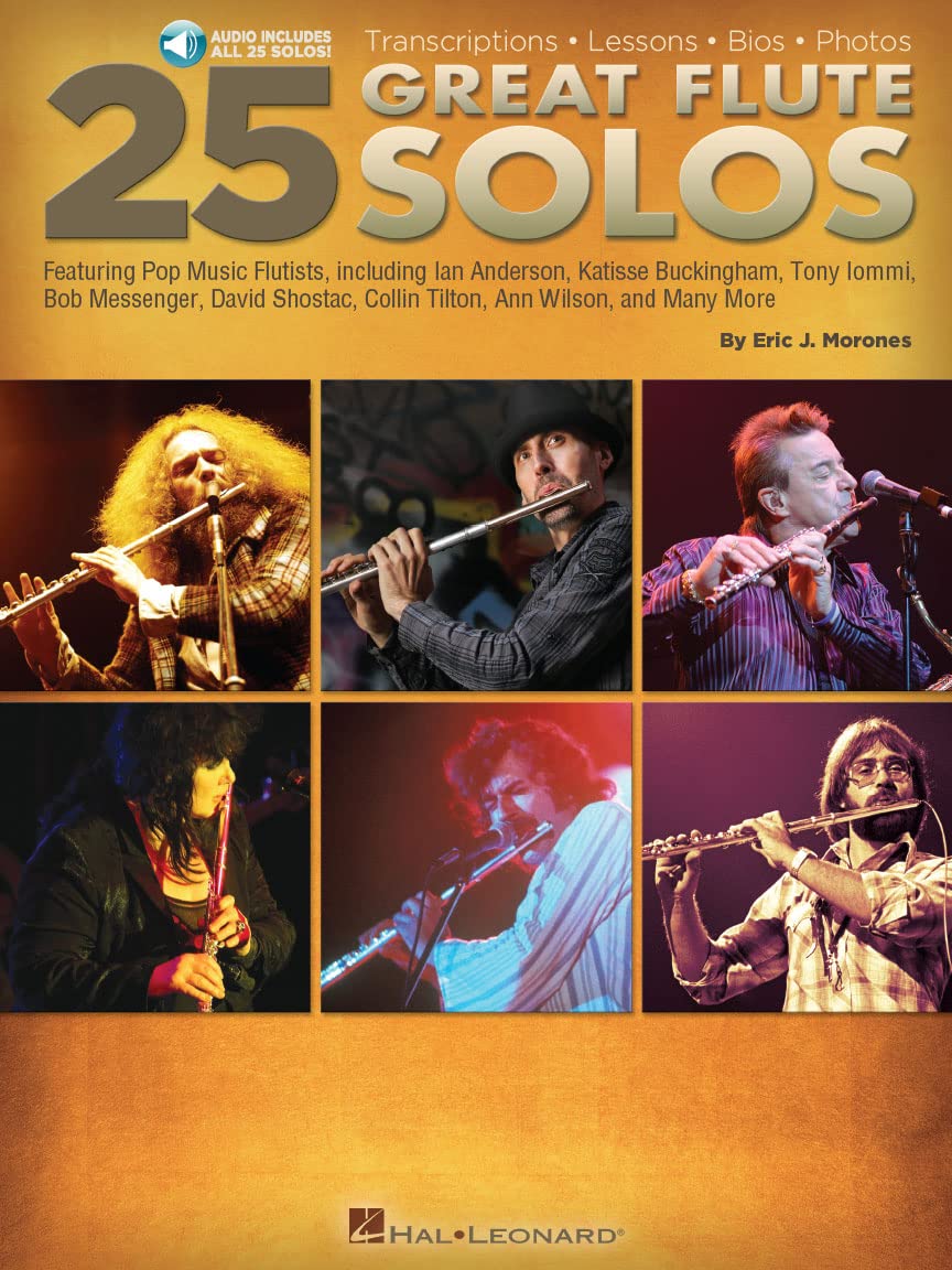 Eric J. Morones: 25 Great Flute Solos (Includes Online Access Code)