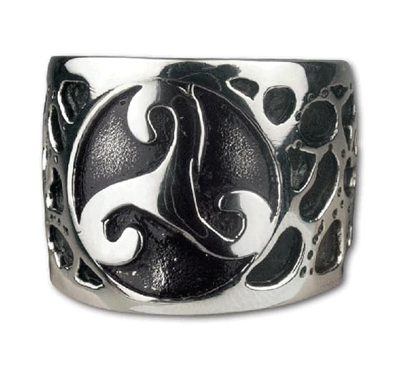 etNox-Ring ''Triskele'' Edelstahl (SR1603)