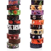 Waenerec Halloween Washi Tape Set 20 Rolls Halloween Scary Decorative Tape for Kids Holiday DIY Art Crafts Notebook Scrapbooking & Stamping Supplies