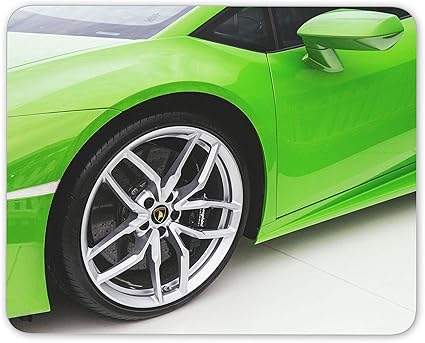 Amazon グリーンスポーツカーマウスマットパッド 自動車運転レーシングお父さんコンピュータギフト Destination Vinyl Mats パソコン 周辺機器 通販