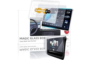 SANBAN-AXE Screen Protector Matte for Tesla Model 3 Highland (2024-2026) & New Model Y Juniper(2025-2026) No More Glare & Fin