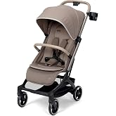 Maxi-Cosi Oxford Cabin Lightweight Travel Stroller for Airplane Flights, Portable Stroller for Family Travel, Truffle