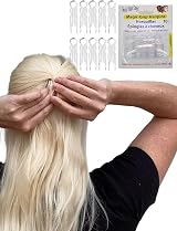 Good Hair Days U-Shaped Magic Grip Hair Pins Plastic Crystal Strong Hold Styling view 1