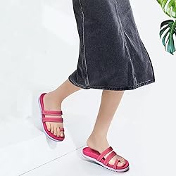 KuaiLu Womens Slides Sandals with Plantar Fasciitis