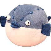 GailiMaiYa Puffer Fish Stuffed Animals 19.7'' Funny Stuffed Animals Soft Plushies,Chubby Puffer Fish Plush Toy,Unique Fat Pufferfish Stuffed Animals for Girls Kids Boys Birthday
