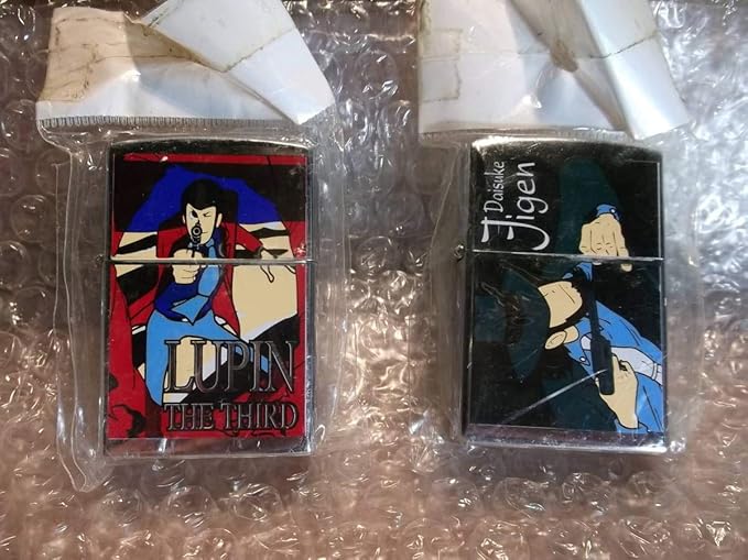 Amazon ルパン三世 ルパン 次元 オイルライター Zippo風オイルライター 2個セット アニメ 萌えグッズ 通販