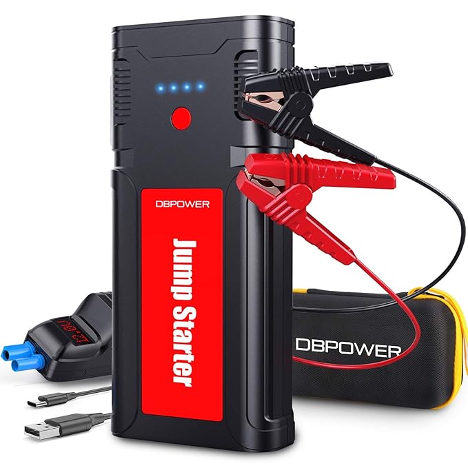 DBPOWER Car Battery Jump Starter 2500A 21800mAh for up to 8.0L