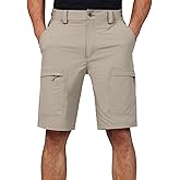FREEKITE Tactical Cargo Shorts for Men Quick-Dry Lightweight Work Shorts with 7 Pockets,Durable Hiking Outdoor Short