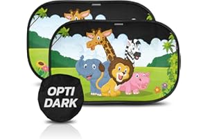 CARAMAZ Car Window Shade for Baby with Certified UV-Protection 2 Pack - 20"x12"