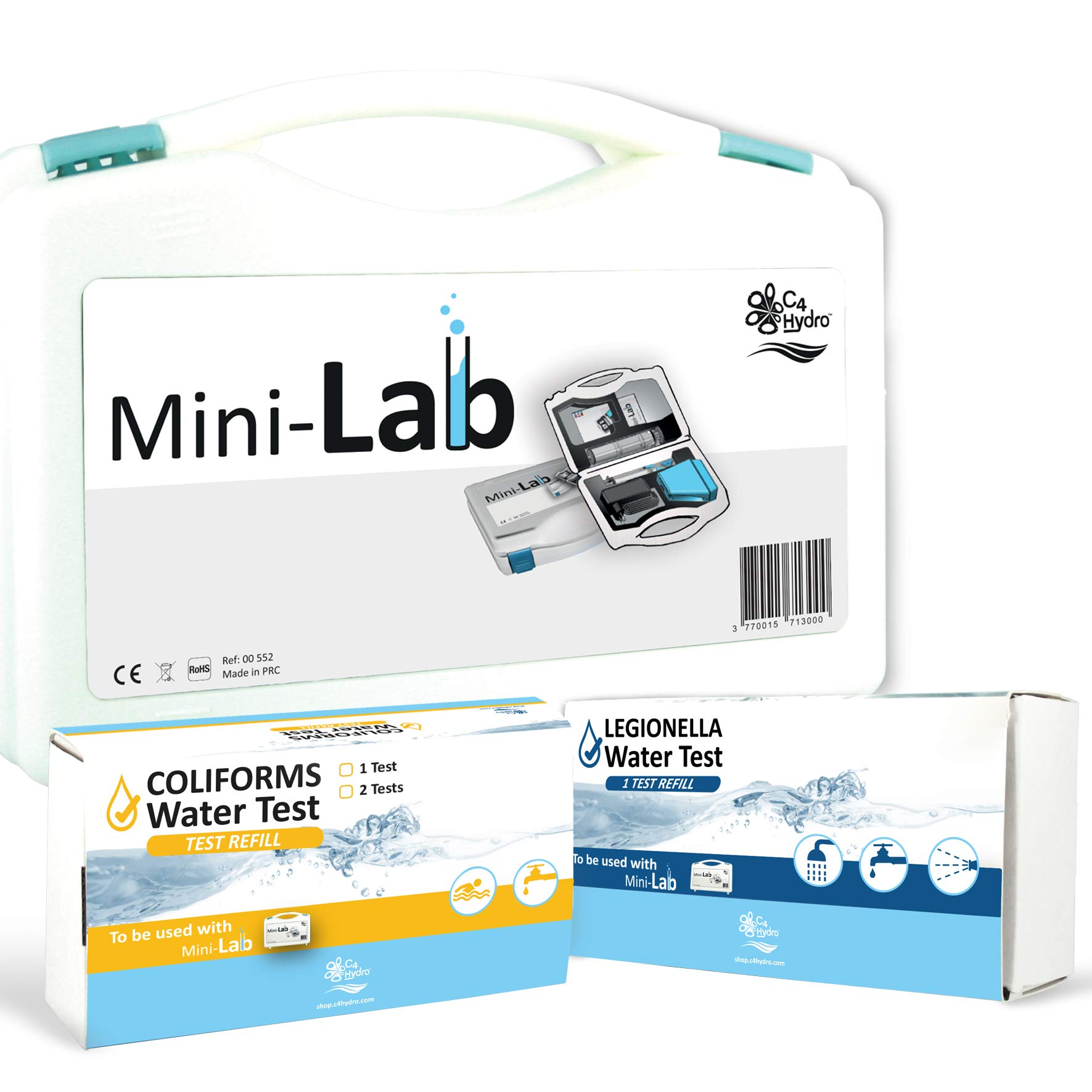 Legionella & Coliforms Water Test -1 Starter kit - Detects legionella Bacteria and coliforms (Including E. coli) in Water. Test Your Water in just 24 & 48 hours. Ultra high sensitivity water analyses