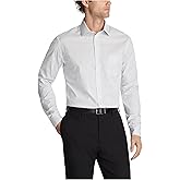 Van Heusen Men's Dress Shirt Regular Fit Ultra Wrinkle Free Flex Collar Stretch Stripe