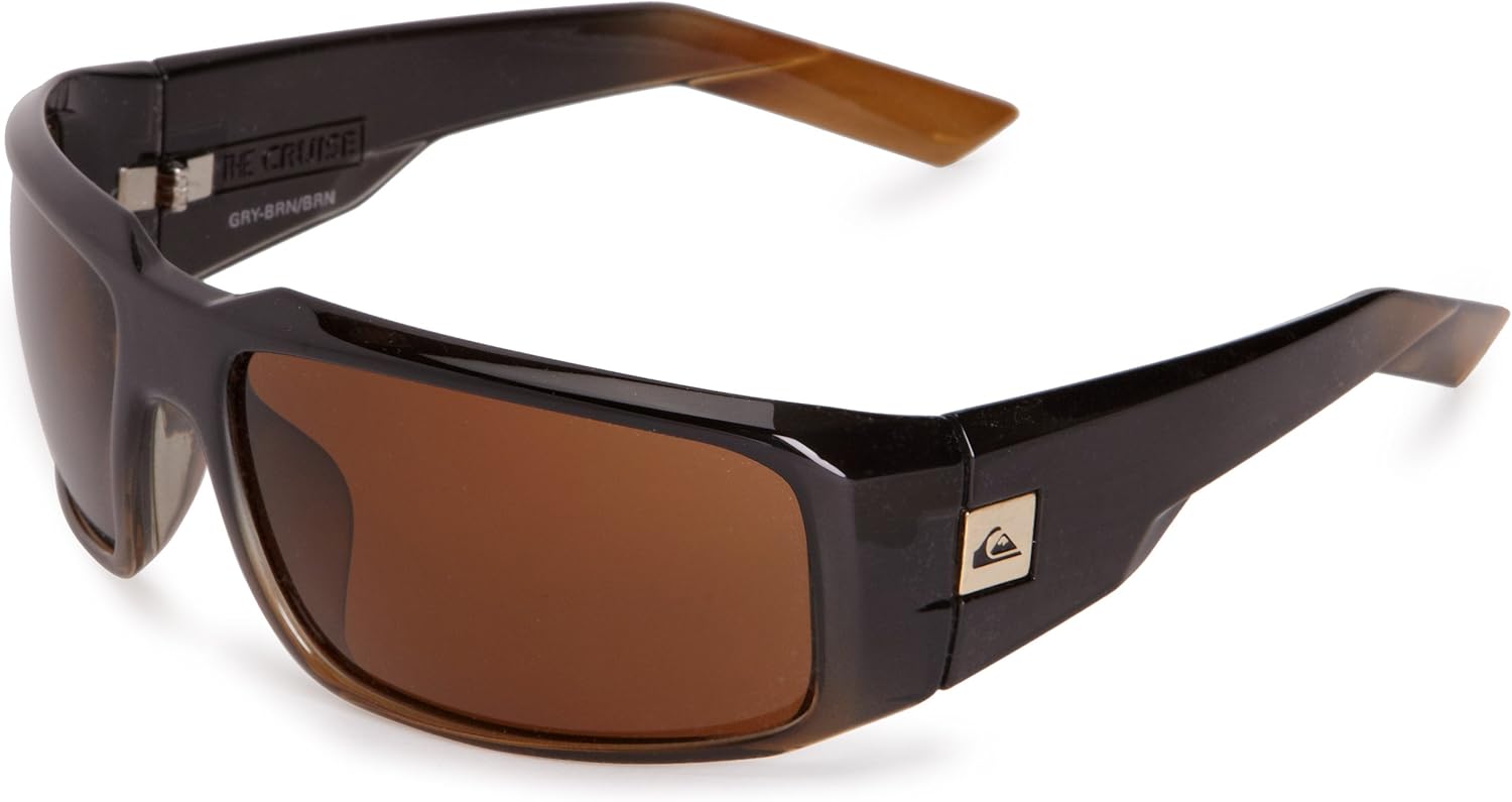Quiksilver The Cruise Men's Sunglasses Grey/Brown One Size Amazon.co