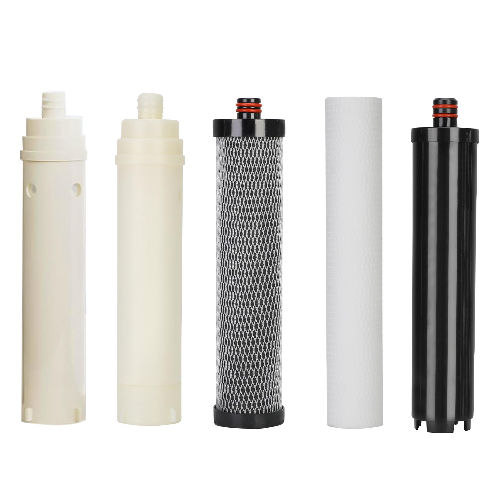 Photo 1 of Ultra Filtration Water Filter Replacement Cartridge, PP/T33/CTO/RFC/UF Filter for Under Sink Water Filters, 5 Stage Filtration System Replacement Filter Reduces 99.99% Cl, Strong Adsorption Capacity