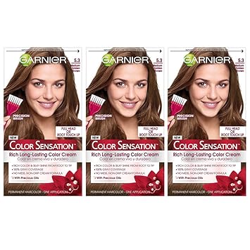 Amazon Com Garnier Color Sensation Hair Color Cream 5 3 Medium