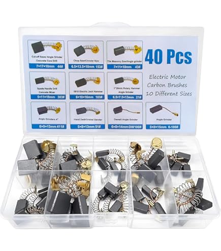 Briny River 4 Pairs Motor Carbon Brush 194986-9 181047-4