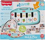 Fisher-Price Glow and Grow Kick & Play Piano Gym Blue Newborn to Toddler view 8