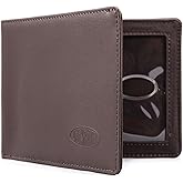 Big Skinny Men's Super Skinny Leather Bi-Fold Slim Wallet, Holds Up to 30 Cards