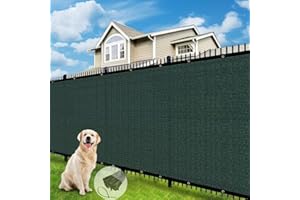 Privacy Fence Screen 4 X 20 FT, Heavy Duty Outdoor Shade Mesh Cloth for Garden, Backyard, Patio, Balcony & More – UV Protecti