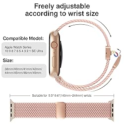 Braided Stretchy Band Compatible with Apple Watch