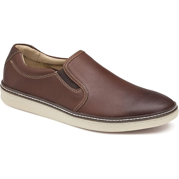Amazon.com | Johnston & Murphy Men's Hayden Plain Toe Sneaker Dress Casual  Shoe, Brown Oiled Full Grain, 8 M | Shoes