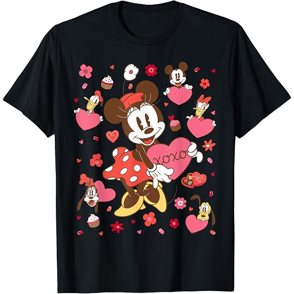 Amazon.com: Disney Mickey & Minnie I Love Us Valentine's Day Retro