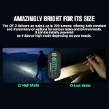 OLIGHT I3T2 EOS Torch 200 Lumens Mini AAA EDC Flashlight Pocket Clip Headlamp view 3