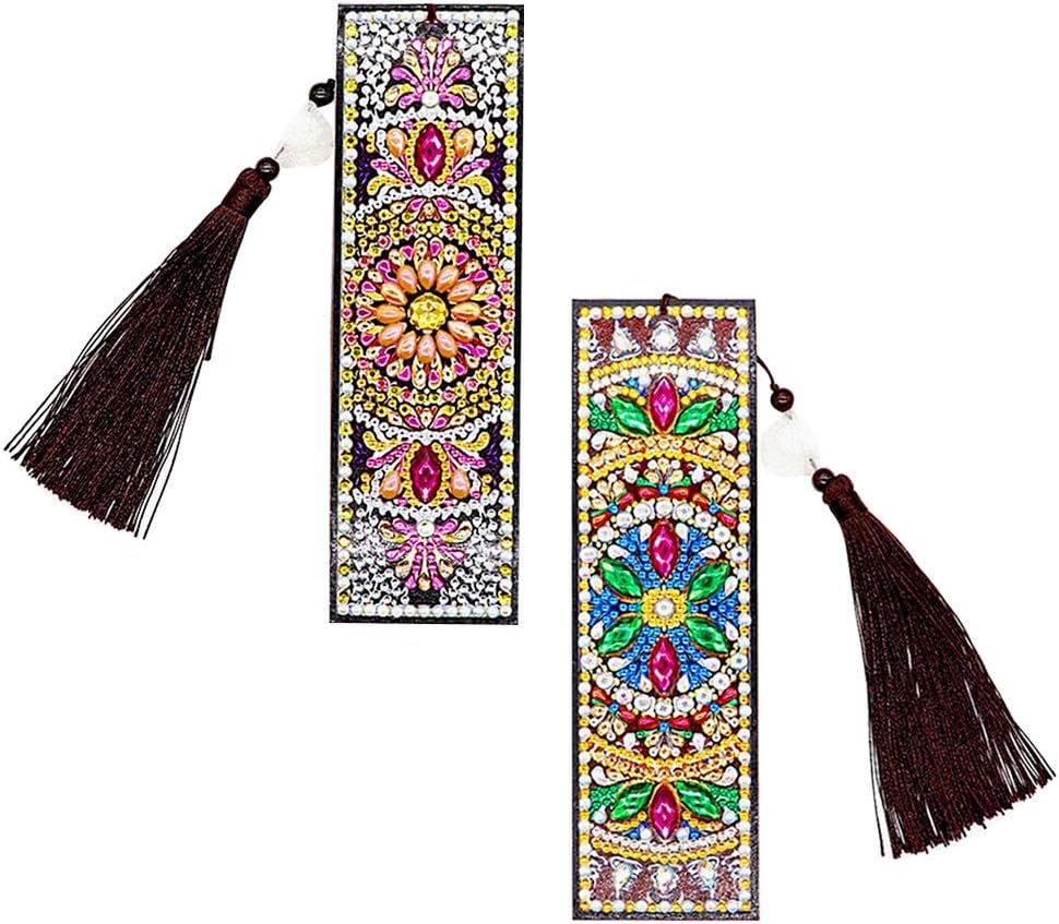 5D DIY Diamond Painting Full Kit Bookmarks 2PCS Diamond Painting