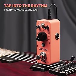 AITONE Looper Pedal with Drum Machine 2 in 1 Loop