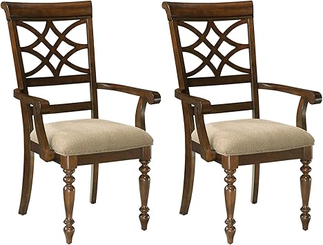 Amazon Com Standard Furniture Woodmont 2 Pack Arm Chair With