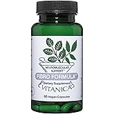 Vitanica Fibro Formula, Fibromyalgia Relief Support, Saffron Extract 60mg, 5 HTP 100mg, Pea 300mg, Dr Formulated Neuro Muscular Support Supplement, Vegan, Non-GMO, 60 Capsules