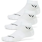 Swiftwick- ASPIRE (3 Pairs) Ankle Running & Cycling Socks, Breathable, Compression Fit