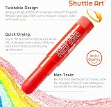 Shuttle Art 32 Colour Gouache Paint Sticks Kit Non-Toxic Quick Drying view 4