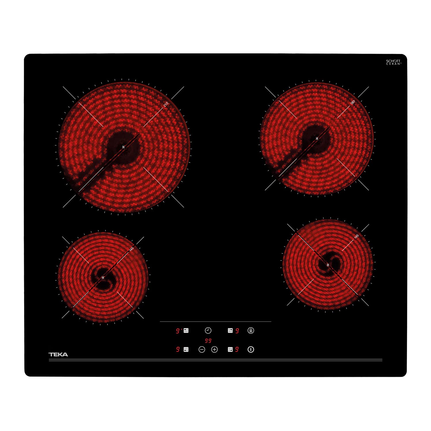 VITRO-INDP. TEKA TZ6415 4/F BISEL.
