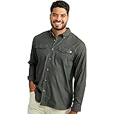 HUK - Men's HUK - Hawser Heather Flannel, Long Sleeve Button Down Shirt