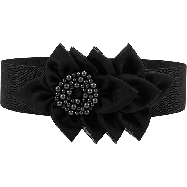 TeeYee Women Flowers Waist Belt Buckle Big Stretch Décor  display picture 1