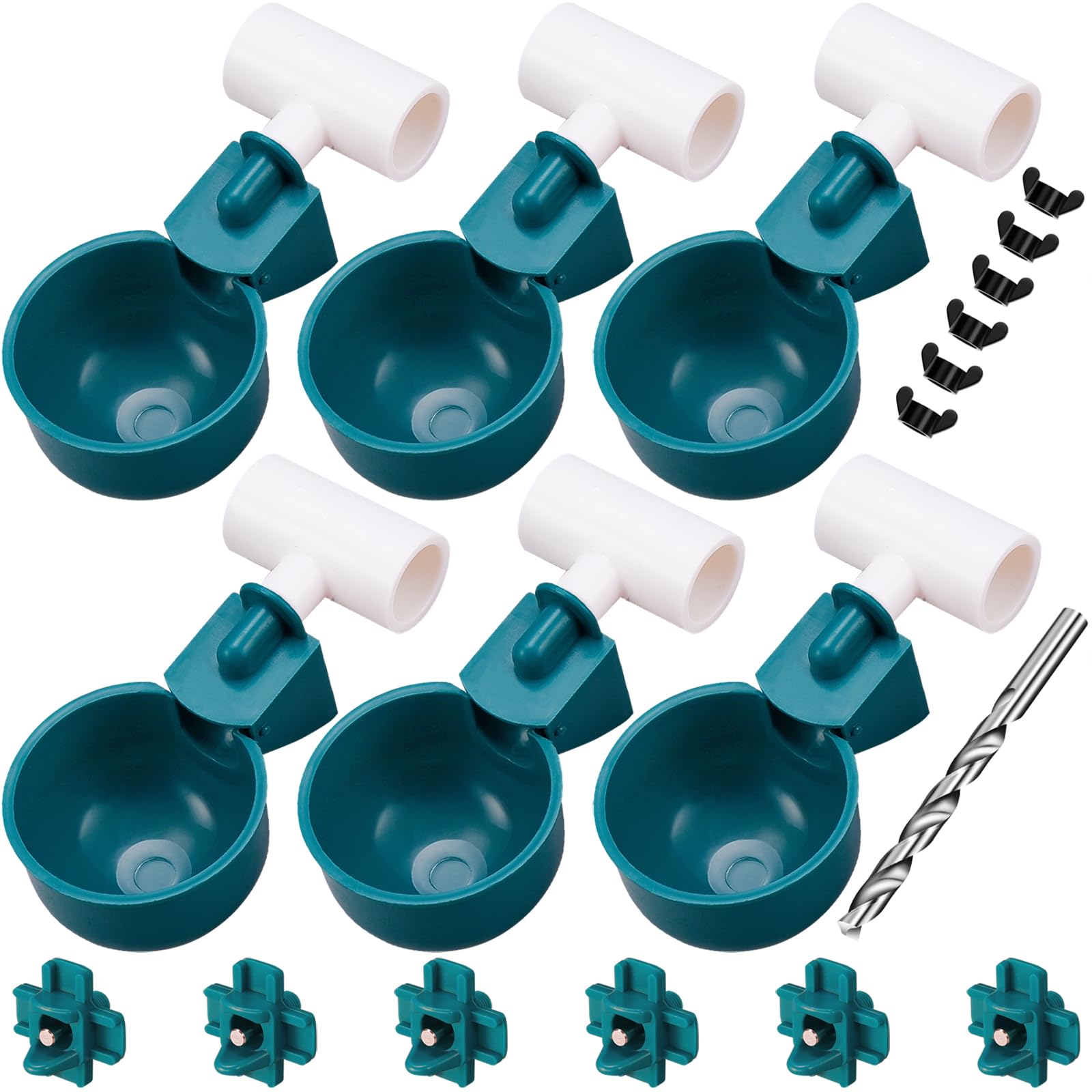 Mua Automatic Chicken Waterer Cups with 1/2" PVC Tee Fittings,Chicken