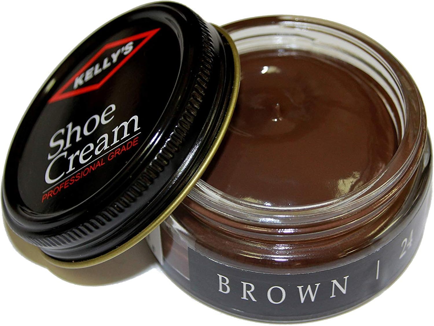 Kelly's Shoe Cream - Professional Shoe Polish - 1.5 oz - Black: Home & Kitchen