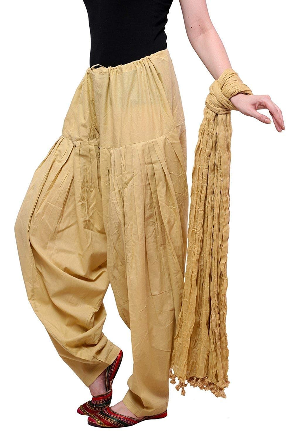 k's creations women's cotton patiyala salwar and dupatta set