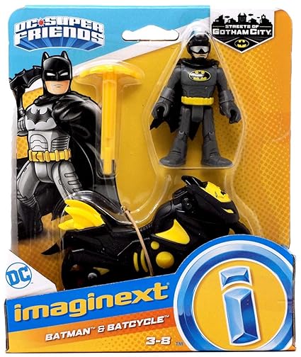 imaginext dc super friends batman and batpod