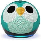 Amazon Echo Dot Kids, Designed for kids, with parental controls, Designed for Alexa+, Owl