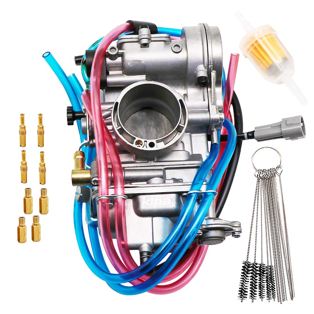 Photo 1 of KIPA Carburetor For YAMAHA WR400F 1998-2000 WR426F 2001-2002 WR450F 2003-2011 YZ400F 1998-1999 YZ426F 2001-2002 YZ450F 2003-2009 Flat side FCR40 FCR 40mm