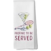 shiviody Funny Tennis Gifts Kitchen Towels - Adult Humor Dish Towels, Sport Gift for Women, Preppy Trendy Tennis Balls Decorative Absorbent Dishcloths Hand Towels for Cooking Baking Decor 16x24 Inches