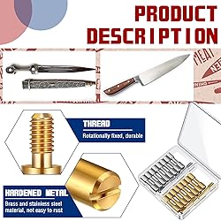 20 Sets Brass Bracket Bolt Fasteners and Stainless